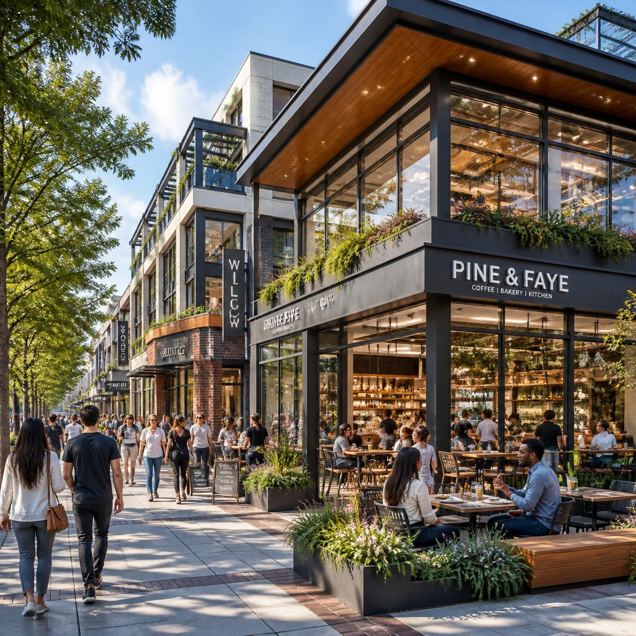 Mixed-Use Commercial Spaces